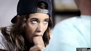 Trosi fy lesbiaidd stepsis i ddrwg sexmachine